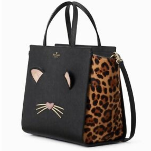 Sold Kate Spade Run Wild Leopard Hayden Satchel - Picture 2 of 6